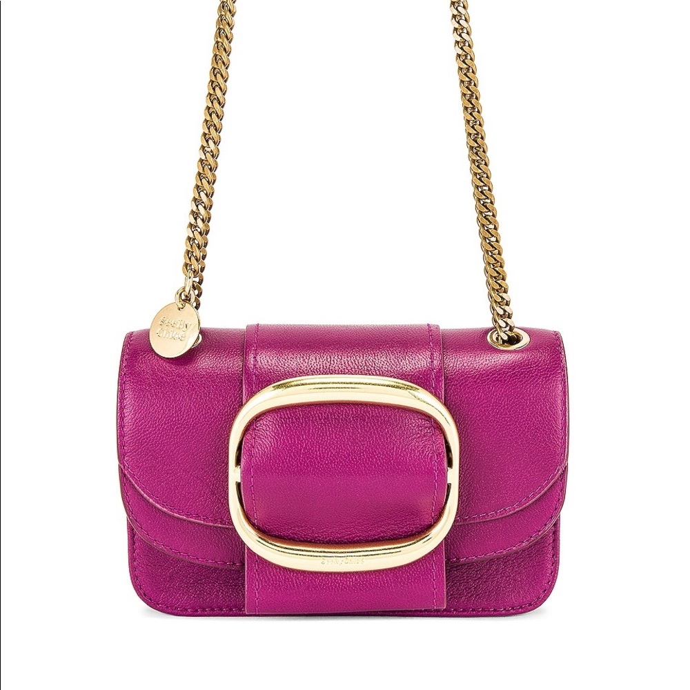 See By Chloe Pulpy Purple Hopper Crossbody EUC - Picture 4 of 16